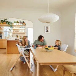 Ergobaby Evolve 2-in-1 Highchair - Natural / White - Natural Wood