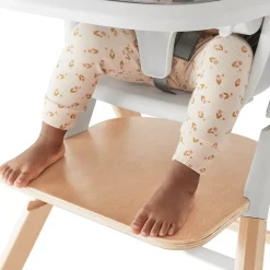 Ergobaby Evolve 2-in-1 Highchair - Natural / White - Natural Wood