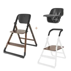Ergobaby Evolve 2-in-1 Highchair - Dark Wood