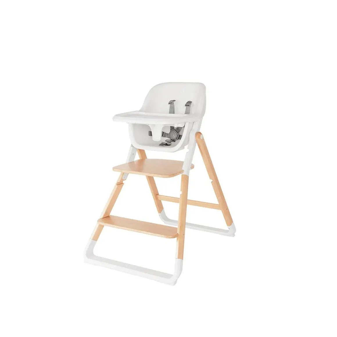 Ergobaby Evolve 2-in-1 Highchair - Natural / White - Natural Wood