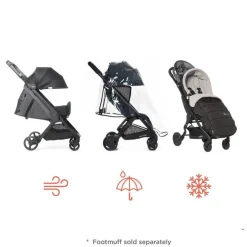 Ergobaby Metro+ Deluxe Compact Stroller - London Grey