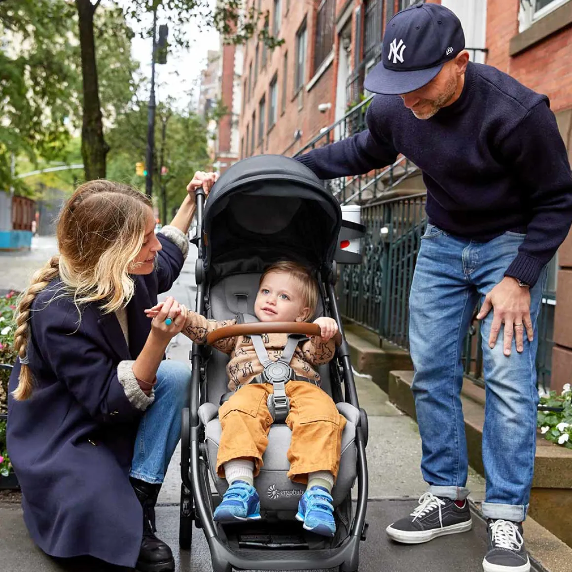 Ergobaby Metro+ Deluxe Compact Stroller - London Grey
