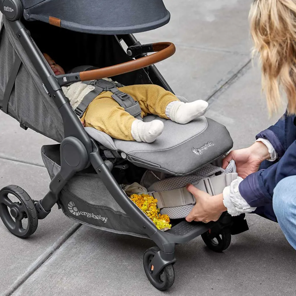 Ergobaby Metro+ Deluxe Compact Stroller - London Grey