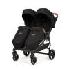 Ex Display - Ickle Bubba Venus MAX Double Stroller -  Black / Tan
