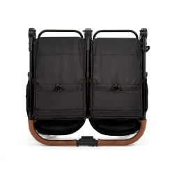 Ex Display - Ickle Bubba Venus MAX Double Stroller -  Black / Tan