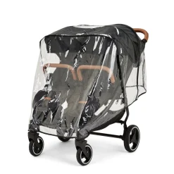 Ex Display - Ickle Bubba Venus MAX Double Stroller -  Black / Tan