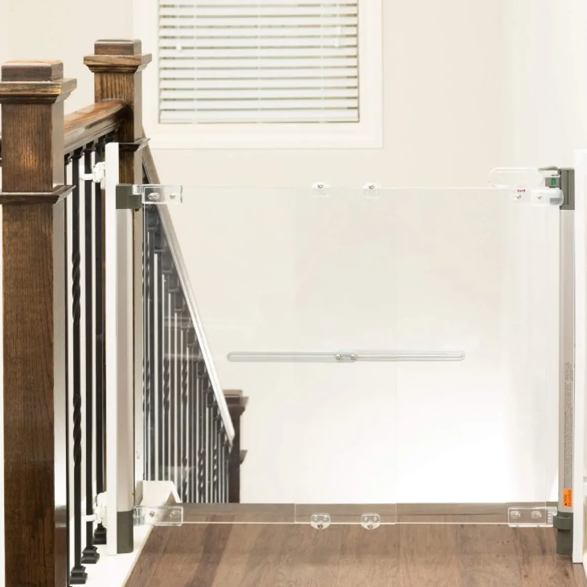 Fred Screw Fit Clear-View Stairgate