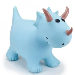 Happy Hopperz - Turquoise Triceratops