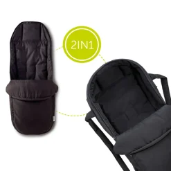 Hauck 2 in 1 Carry Cot - Charcoal