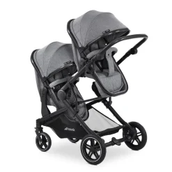 Hauck Atlantic Twin Pushchair - Grey