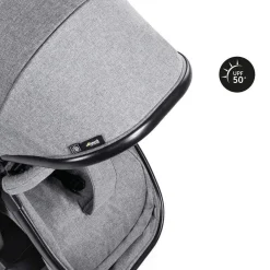 Hauck Atlantic Twin Pushchair - Grey