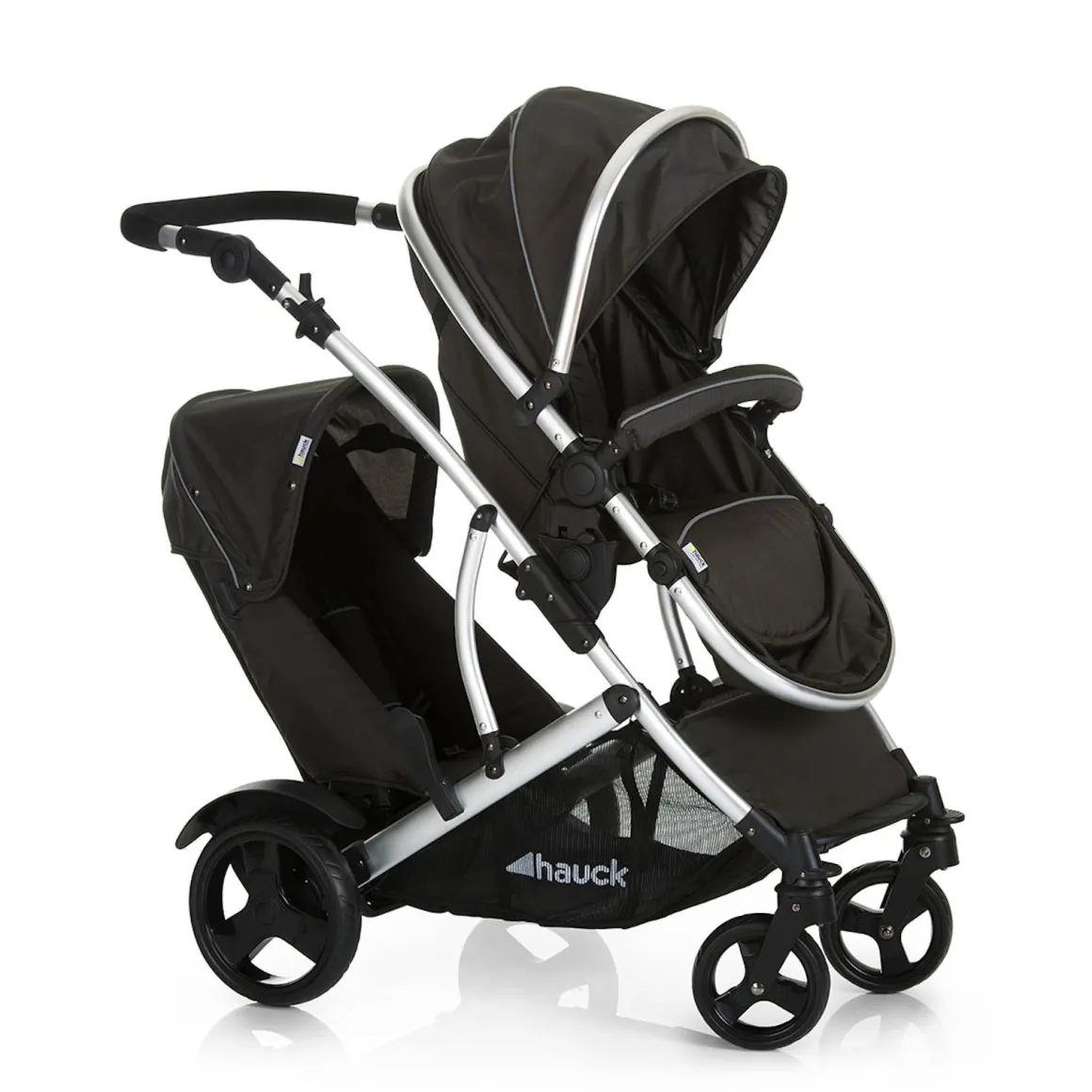 Hauck Duett 2 Tandem Pushchair - Black