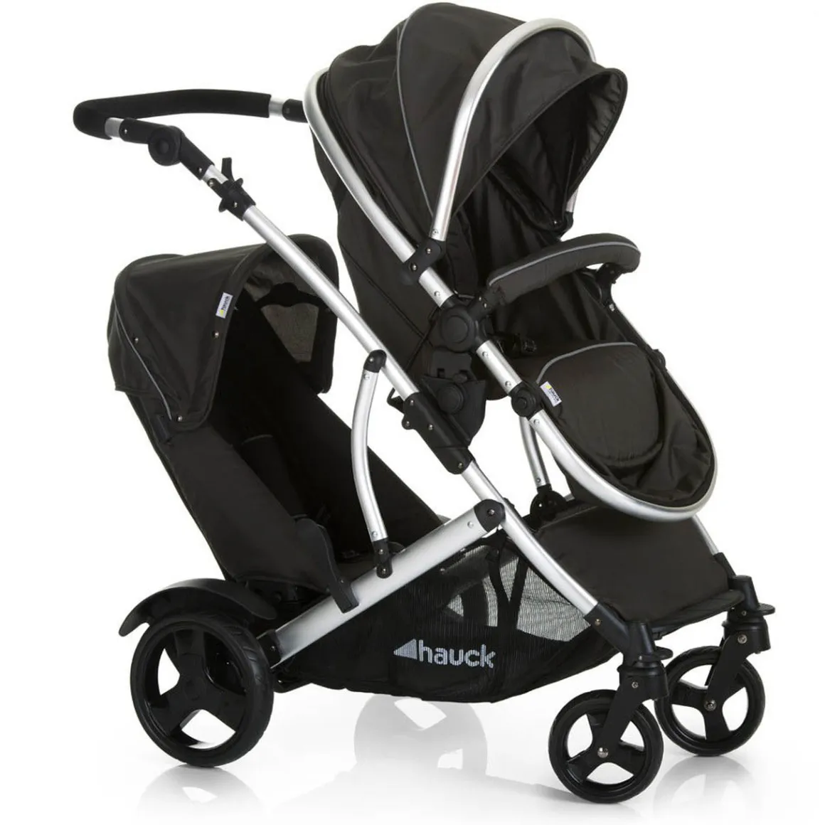Hauck Duett 2 Tandem Pushchair - Black
