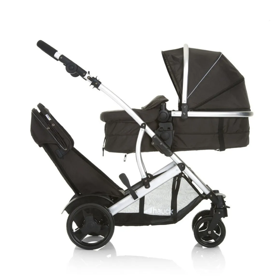 Hauck Duett 2 Tandem Pushchair - Black