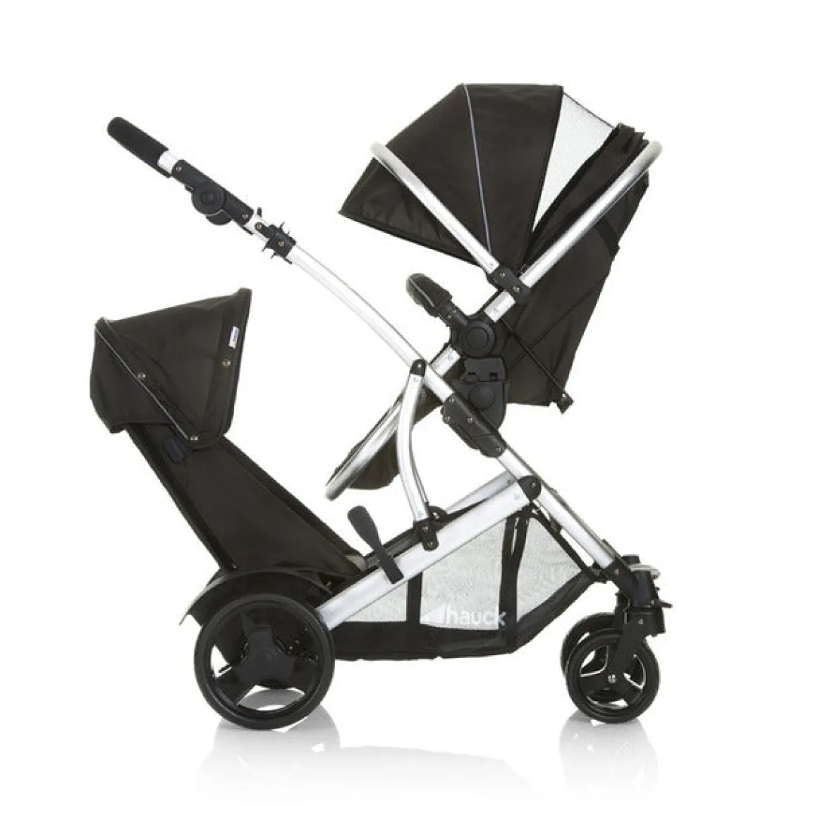 Hauck Duett 2 Tandem Pushchair - Black