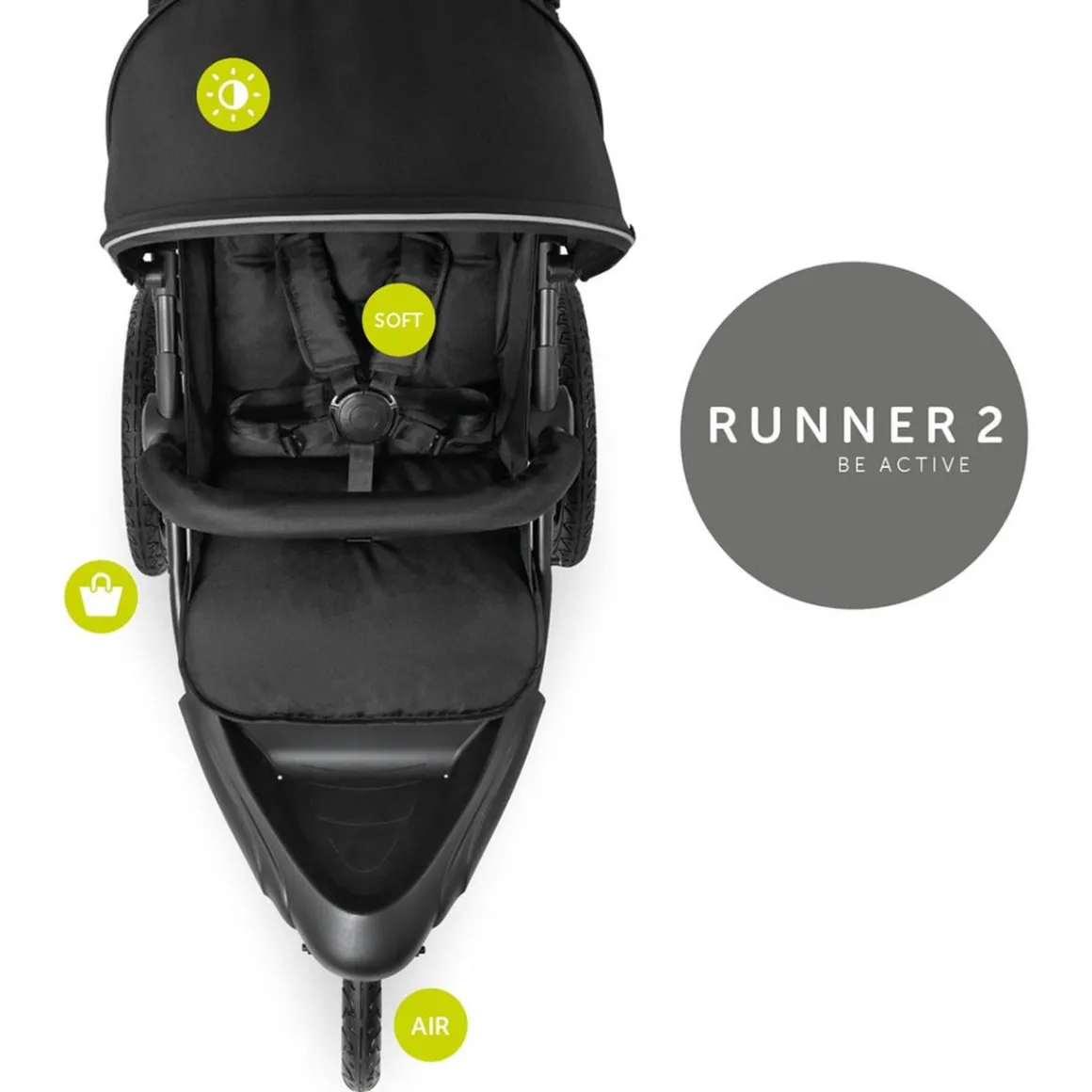 Hauck Runner 2 - Black