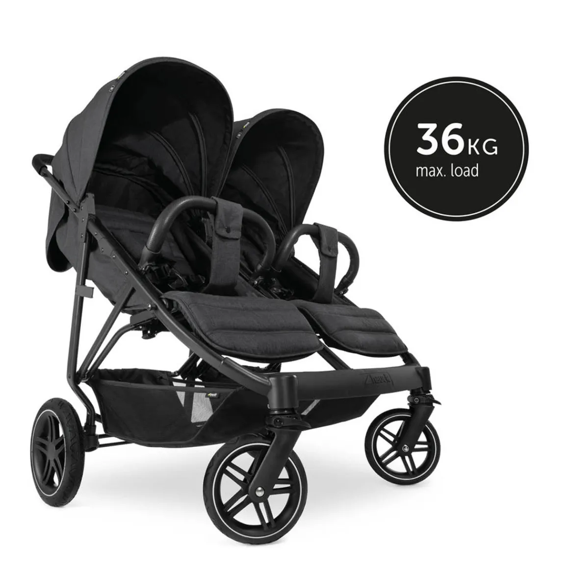 Hauck Uptown Duo Twin Pushchair - Black