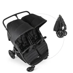 Hauck Uptown Duo Twin Pushchair - Black
