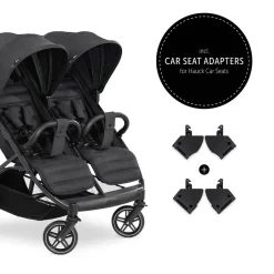 Hauck Uptown Duo Twin Pushchair - Black