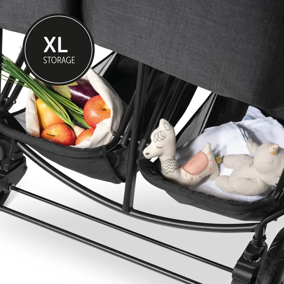 Hauck Uptown Duo Twin Pushchair - Black