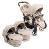 iCandy Peach 7 Pushchair & Carrycot - Twin Bundle - Biscotti