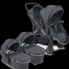 iCandy Peach 7 Pushchair & Carrycot - Twin Bundle - Dark Grey