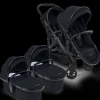 iCandy Peach 7 Pushchair & Carrycot - Twin Bundle - Black