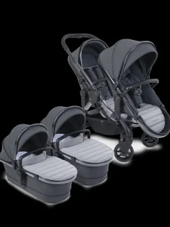 iCandy Peach 7 Pushchair & Carrycot - Twin Bundle - Truffle