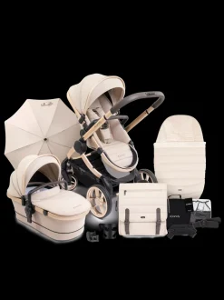 iCandy Peach 7 Pushchair & Carrycot Complete Bundle- Biscotti