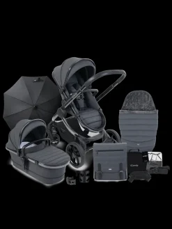 iCandy Peach 7 Pushchair & Carrycot Complete Bundle - Dark Grey