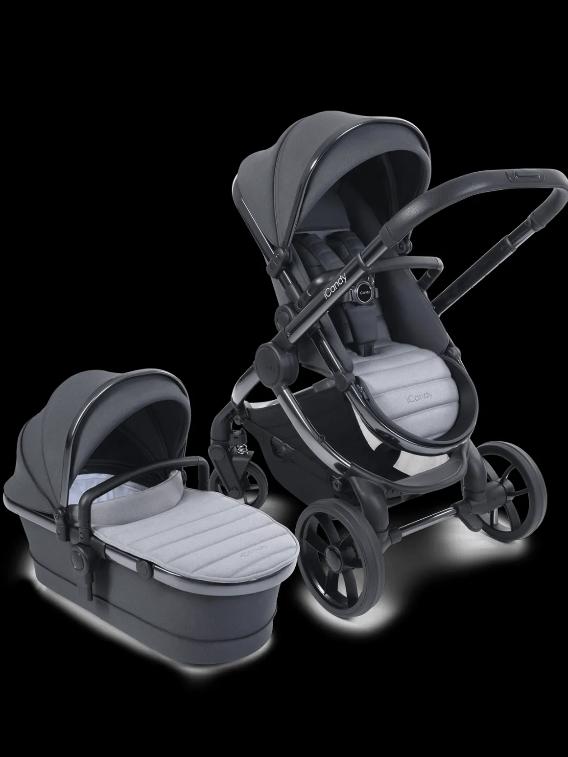 iCandy Peach 7 Pushchair & Carrycot Complete Bundle - Truffle