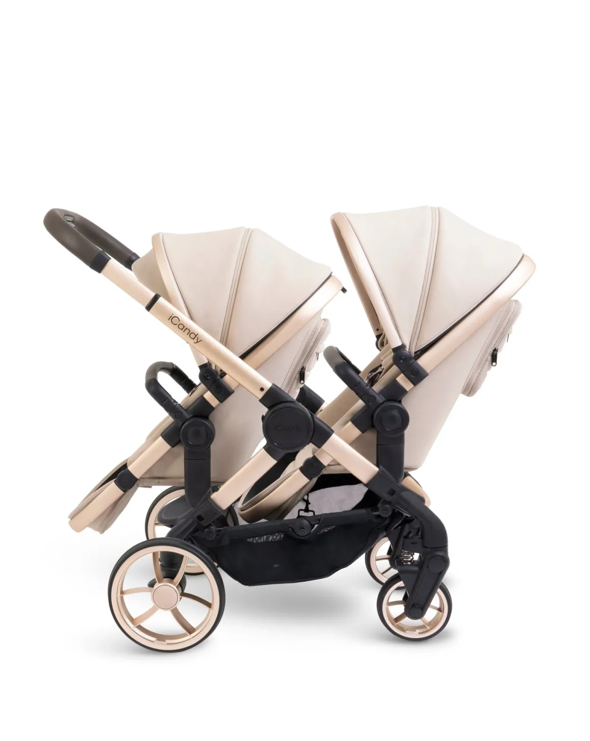iCandy Peach 7 Pushchair & Carrycot - Double Bundle - Biscotti