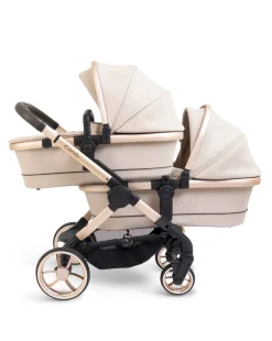 iCandy Peach 7 Pushchair & Carrycot - Twin Bundle - Biscotti