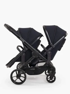 iCandy Peach 7 Pushchair & Carrycot - Twin Bundle - Black