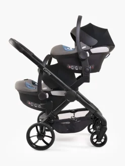 iCandy Peach 7 Pushchair & Carrycot - Twin Bundle - Black