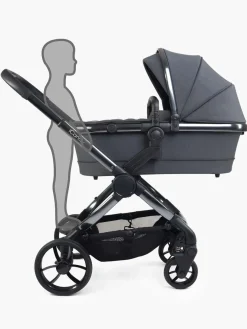 iCandy Peach 7 Pushchair & Carrycot - Double Bundle - Dark Grey