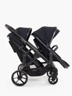 iCandy Peach 7 Pushchair & Carrycot - Twin Bundle - Black