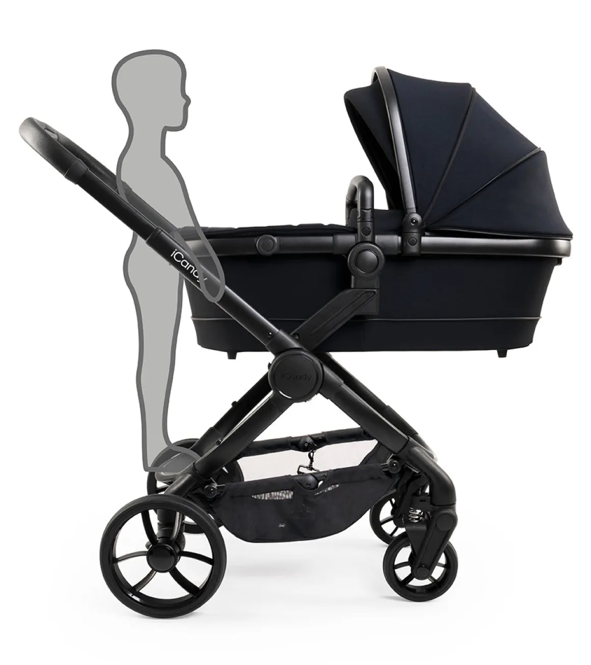 iCandy Peach 7 Pushchair & Carrycot - Black