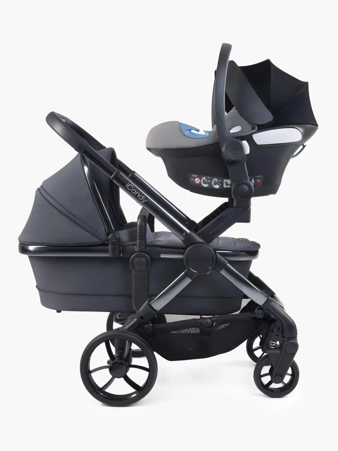 iCandy Peach 7 Pushchair & Carrycot Complete Bundle - Truffle