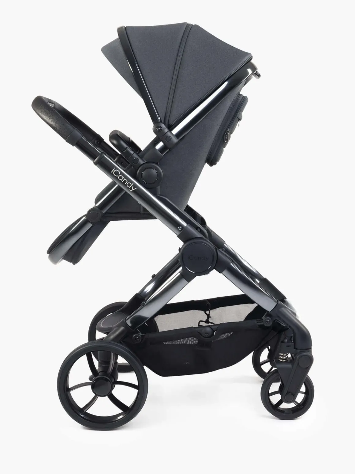 iCandy Peach 7 Pushchair & Carrycot - Double Bundle - Dark Grey