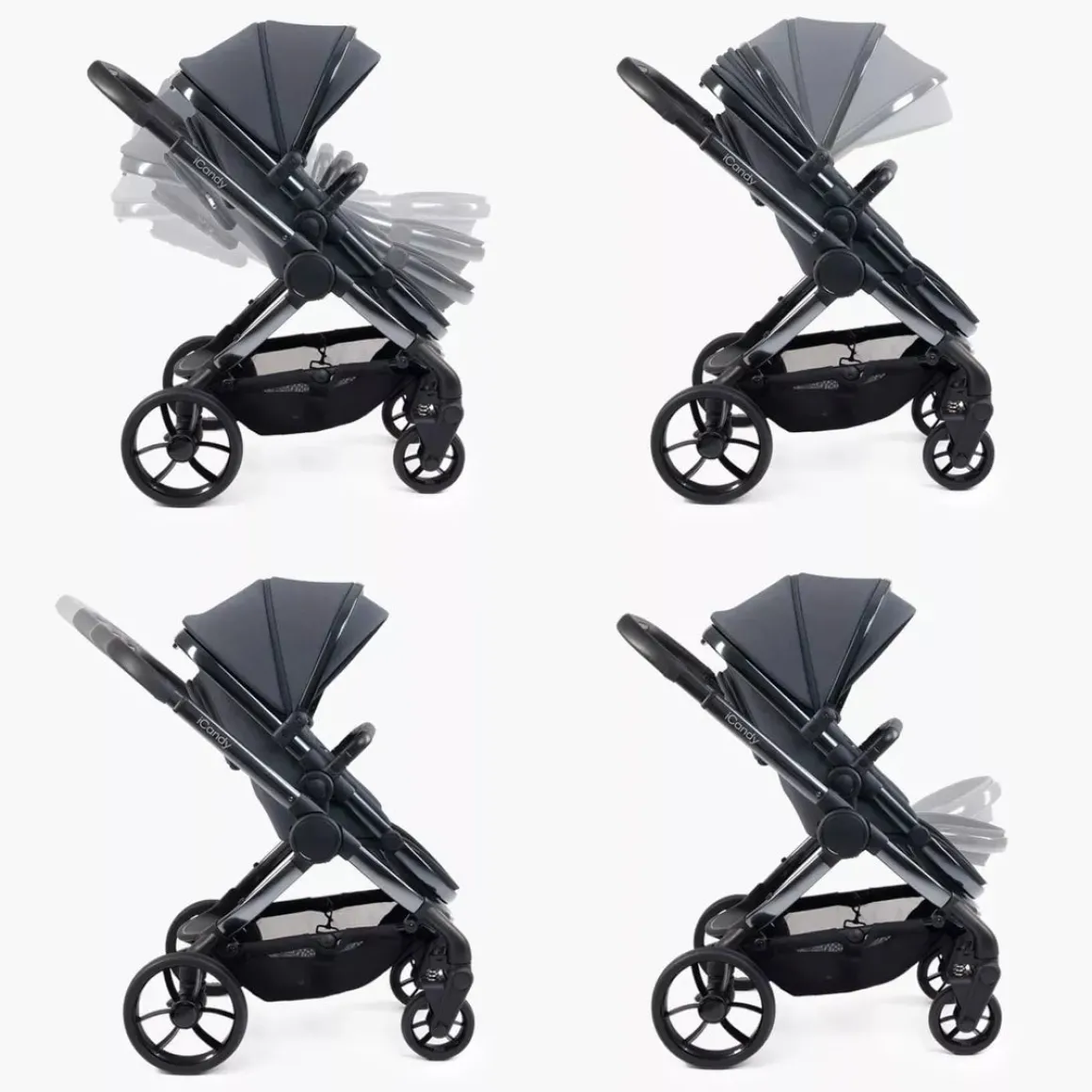 iCandy Peach 7 Pushchair & Carrycot - Black