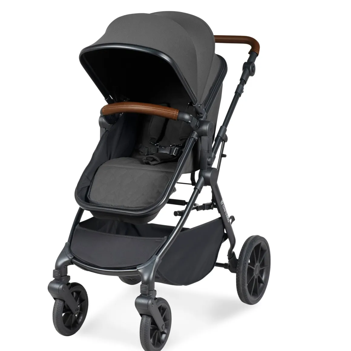 Ickle Bubba - Cosmo 2 in 1 Pushchair Set - Graphite/Tan