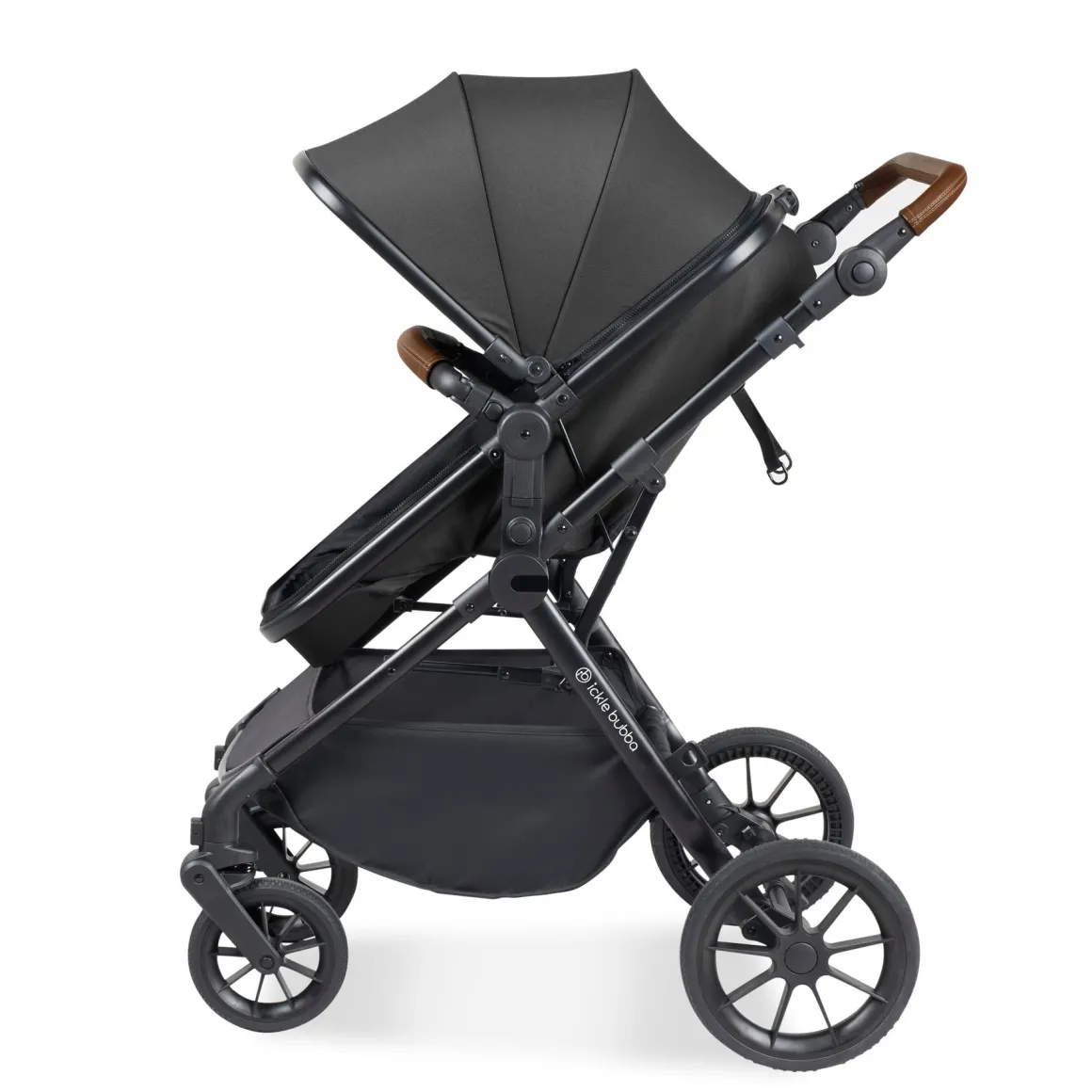 Ickle Bubba - Cosmo 2 in 1 Pushchair Set - Graphite/Tan