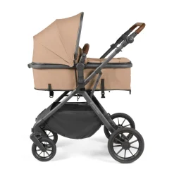 Ickle Bubba - Cosmo All in One i-Size Travel System with ISOFIX Base - Desert/Tan