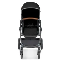 Ickle Bubba - Cosmo All in One i-Size Travel System with ISOFIX Base - Black/Tan