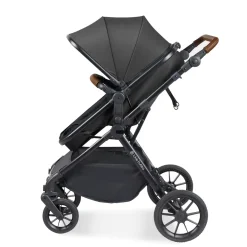 Ickle Bubba - Cosmo All in One i-Size Travel System with ISOFIX Base - Graphite/Tan