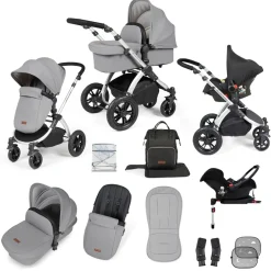Ickle Bubba - Stomp Luxe - All in One Galaxy Travel System & Isofix Base
