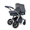 Ickle Bubba Stomp V4 2 In 1 Carrycot & Pushchair - Blueberry / Chrome