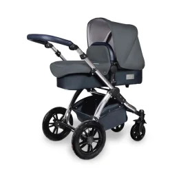 Ickle Bubba Stomp V4 2 In 1 Carrycot & Pushchair - Blueberry / Chrome