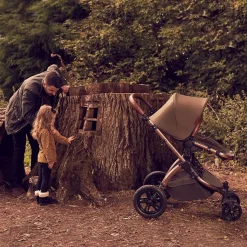 Ickle Bubba Stomp V4 2 In 1 Carrycot & Pushchair - Woodland